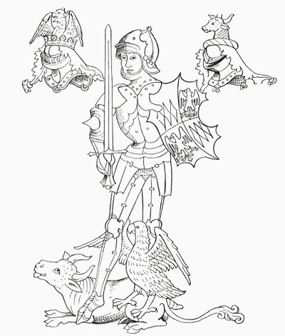 Richard Neville，来自JR Green的“英国人的短暂历史”，于1893年出版 作者 英语学校