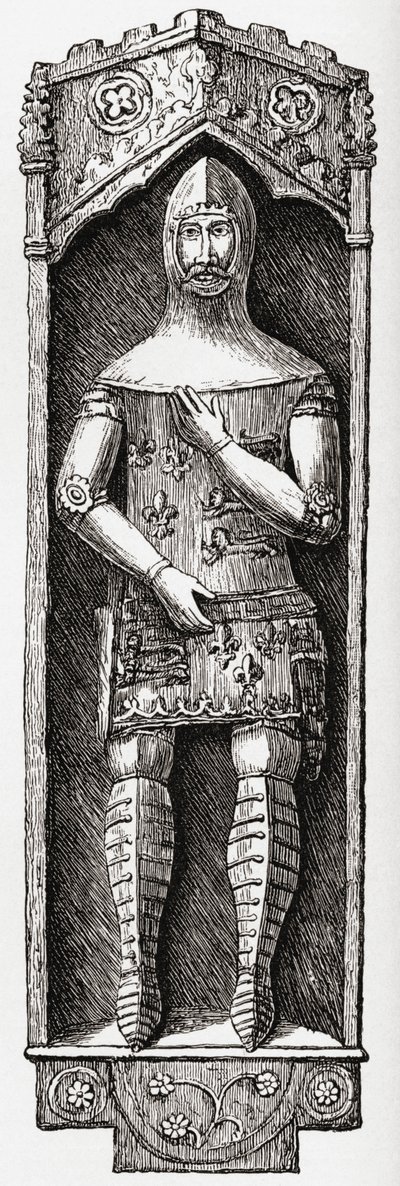 Richard Plantagenet，来自JR Green的“英国人的短暂历史”，于1893年出版 作者 英语学校