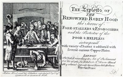 罗宾汉和他的母亲在Gamnell Hall为Esq Gamnell带来了欢乐，这是1769年出版的“着名的罗宾汉的利用”的主题（印刷版） 作者 英语学校
