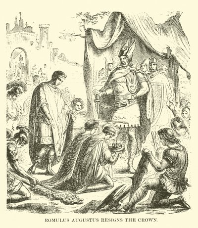 Romulus Augustus辞去了皇冠 作者 英语学校