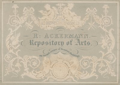 贸易卡鲁道夫·阿克曼（Rudolph Ackermann），由多布斯（Dobbs）压印 作者 英语学校