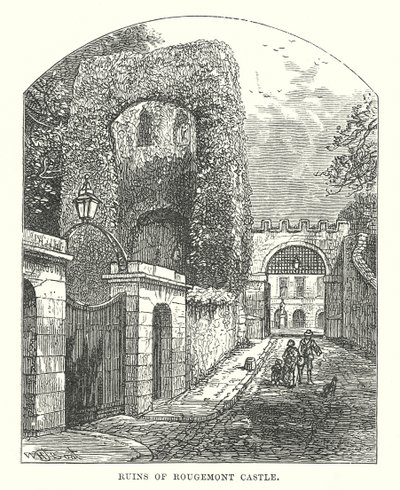 鲁格蒙特城堡遗址（雕刻） 作者 英语学校