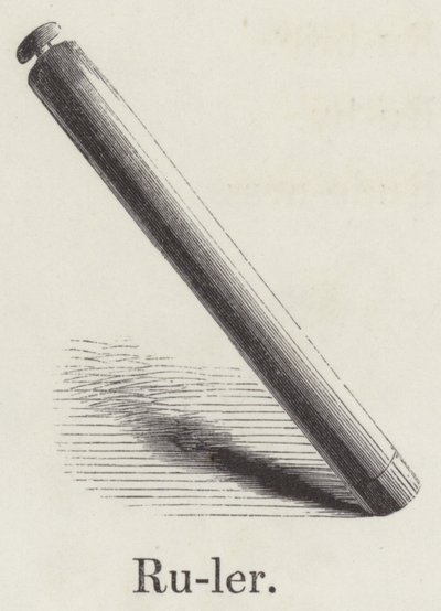 尺子（雕刻 作者 英语学校