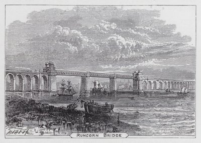 Runcorn Bridge (engraving) 作者 英语学校