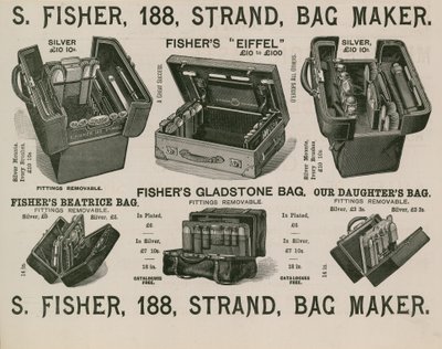 S Fisher，188 Strand，Bag Maker 作者 英语学校