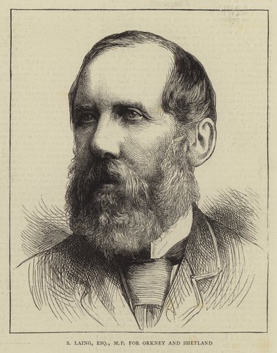 S Laing，Esquire，奥克尼和设得兰议员（雕刻） 作者 英语学校