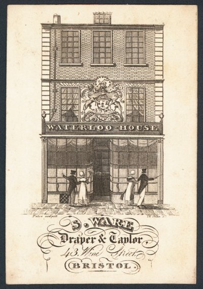 S Ware，布料和裁缝，交易卡 作者 英语学校