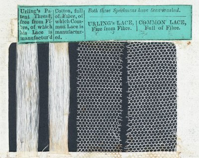 Urlings蕾丝（纺织品）样品 作者 英语学校