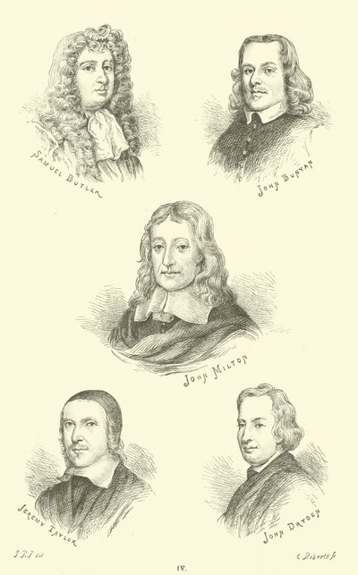 Samuel Butler，John Bunyan，John Milton，Jeremy Taylor，John Dryden 作者 英语学校