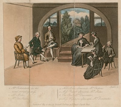 Samuel Richardson在伦敦富勒姆的格兰奇读Gradison 作者 英语学校