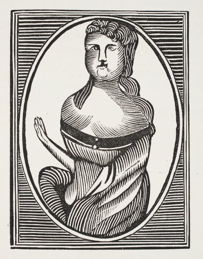 莎拉·米尔伍德（Sarah Millwood），来自18世纪Chap-books的插图，约翰阿什顿，酒吧。 1882年 作者 English School