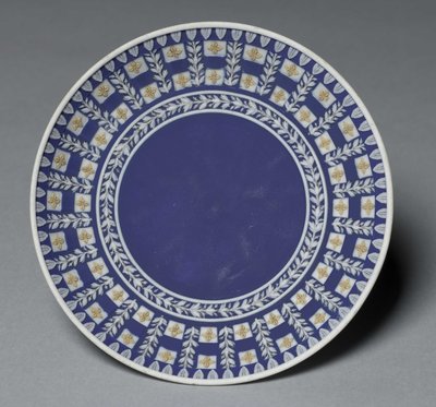 茶碟，由韦奇伍德工厂制造，约1784年 作者 英语学校