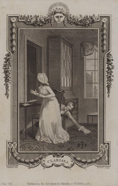 来自克拉丽莎的场景，Samuel Richardson 作者 英语学校
