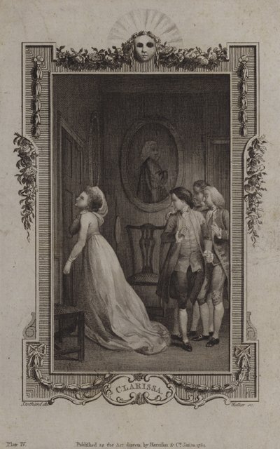 来自克拉丽莎的场景，Samuel Richardson 作者 英语学校