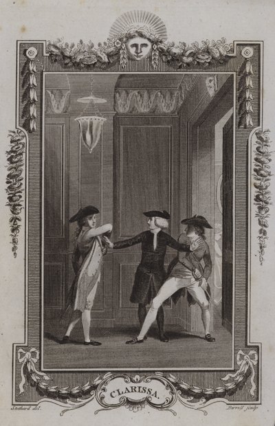 来自克拉丽莎的场景，Samuel Richardson 作者 英语学校