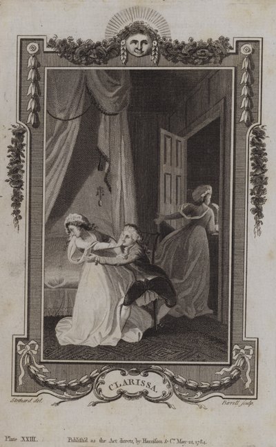 来自克拉丽莎的场景，Samuel Richardson 作者 英语学校