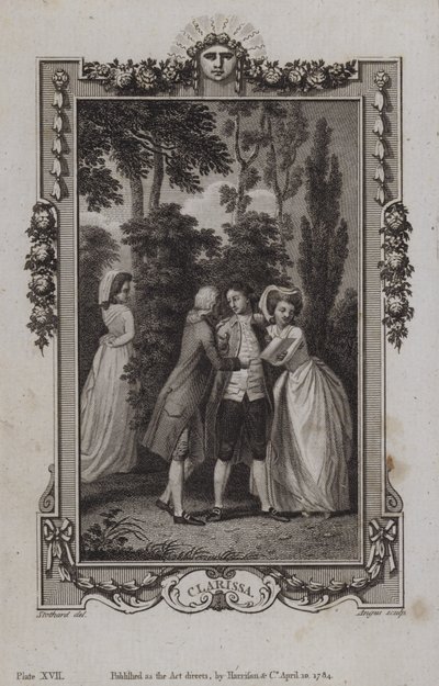 来自克拉丽莎的场景，Samuel Richardson 作者 英语学校