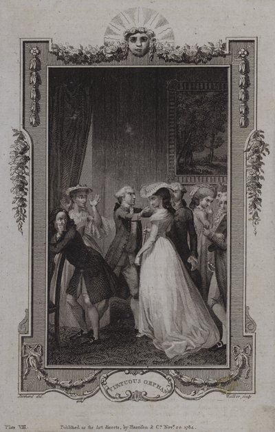 来自The Virtuous Orphan的场景，来自Mary Collyer 作者 英语学校