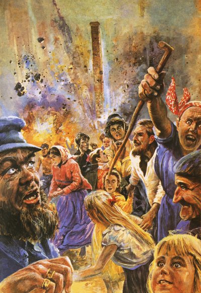 左拉小说《胚芽》中的场景 作者 英语学校