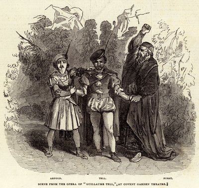 Scene from the Opera of "Guillaume Tell," at Covent Garden Theatre (engraving) 作者 英语学校