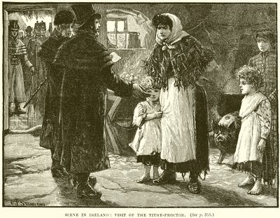 在爱尔兰的场景：访问Tithe-Proctor 作者 英语学校