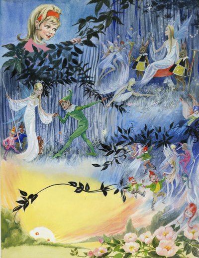 与仙女的场景 作者 英语学校