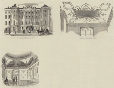 Schomberg House, Pall Mall (雕刻) 作者 英语学校