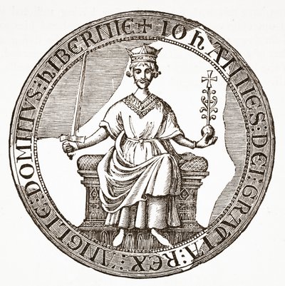 约翰国王密封到大宪章 作者 英语学校