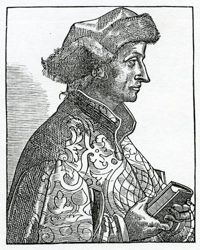 塞巴斯蒂安·勃兰特（Sebastian Brandt），1874年出版的“愚人船”（The Ship of Fools）英文译本的主题（版画） 作者 英语学校