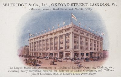 Selfridge and Company Limited，牛津街，伦敦，西 作者 英语学校