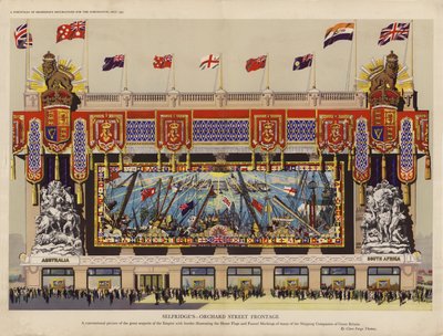塞弗里奇的加冕装饰，1937年5月 作者 英语学校