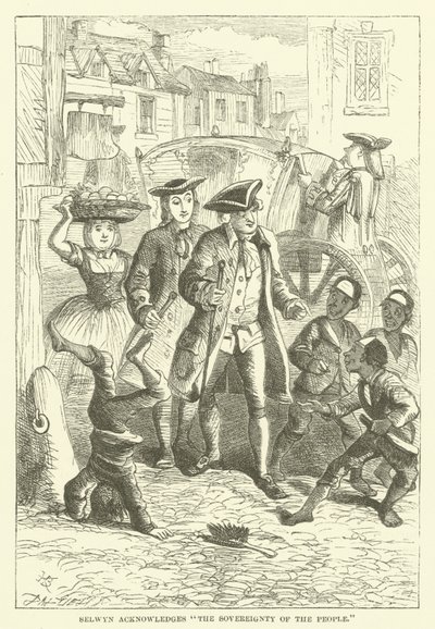 塞尔温承认 "人民的主权"（雕版画 作者 英语学校