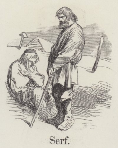 农奴（雕刻 作者 英语学校