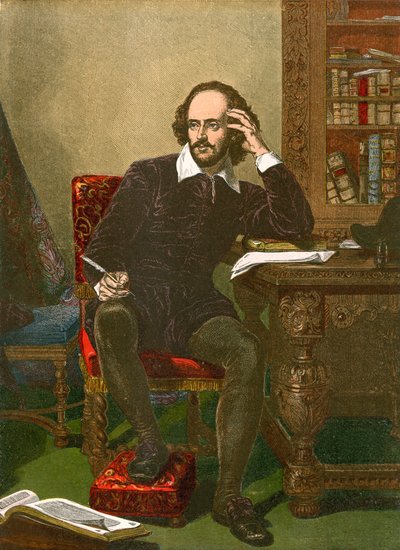 莎士比亚（彩色版画） 作者 英语学校