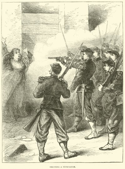 拍摄石油，1871年5月 作者 英语学校