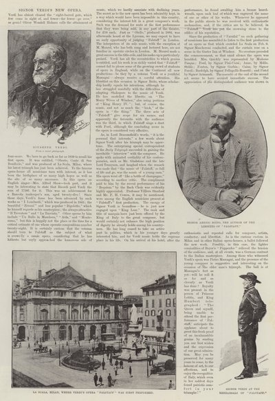 威尔第先生的新歌剧（版画） 作者 英语学校