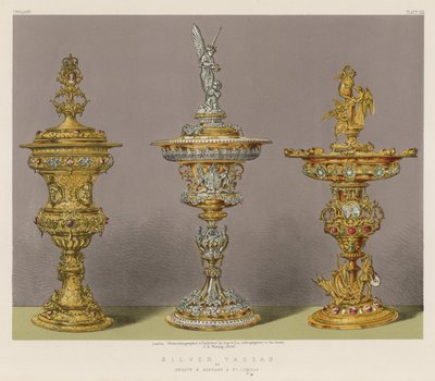 伦敦Messrs S Garrard和Co的Silver Tazzas 作者 英语学校