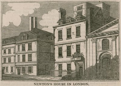 Sir Isaac Newtons House，St Martins Street，莱斯特广场伦敦 作者 英语学校