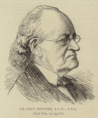 Sir John Bowring, LLD, FRS (engraving) 作者 英语学校