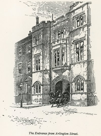 Sir John Penders House，伦敦阿灵顿街的入口 作者 英语学校
