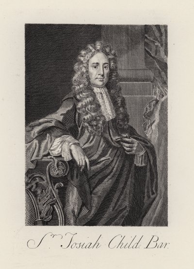 Sir Josiah Child (engraving) 作者 英语学校