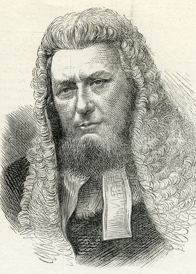 理查德保罗Amphlett爵士（1809-83）来自插图伦敦新闻，1874年2月7日 作者 英语学校