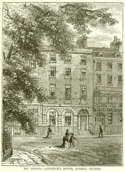 罗素广场的Thomas Lawrences House爵士 作者 英语学校