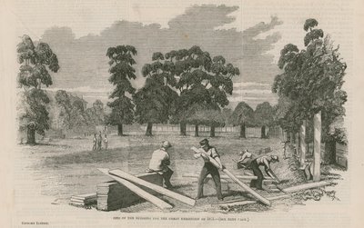 1851年大展的建筑工地 作者 英语学校
