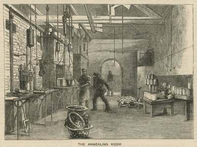 皇家铸币厂，塔山的草图;退火室 作者 英语学校