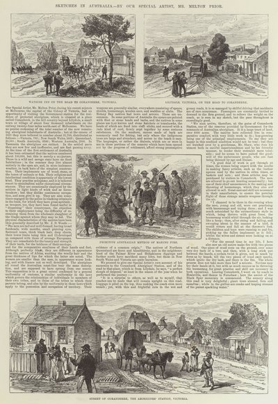 在澳大利亚的草图（雕刻） 作者 英语学校