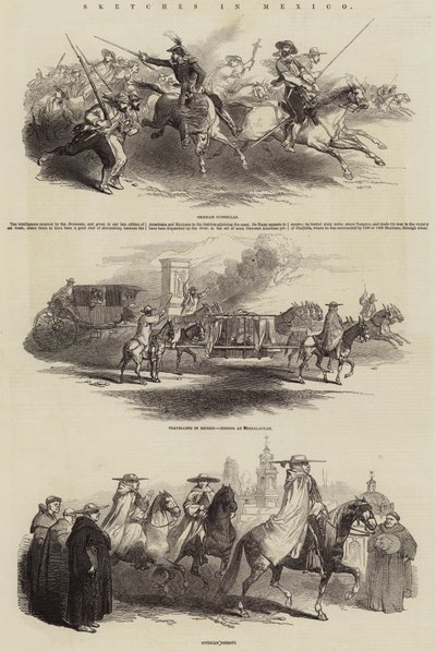 Sketches in Mexico (engraving) 作者 英语学校
