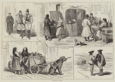 萨克森草图（雕刻） 作者 英语学校