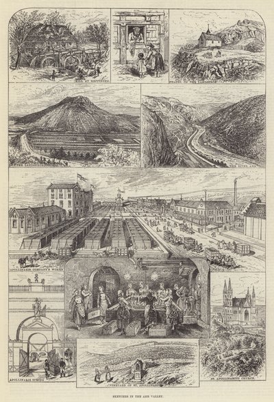 阿尔河谷的草图（版画） 作者 英语学校