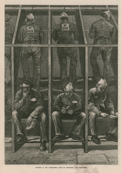Clerkenwell House of Correction的草图 作者 英语学校